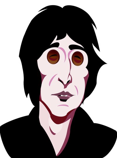 John Lennon, English Singer, Songwriter (1940-80) (Caricature) by Neale Osborne